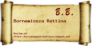 Bornemissza Bettina névjegykártya